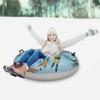 Grafken Snow Tube Sleds, Kid Sled, PVC Cold-Resistant and Wear-Resistant Material, Inflatable Snowboard, Round Ski Ring, Winter Christmas Sled view 2