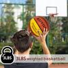 KUYOTQ 3LBS 29.5" Weighted Training Basketball Size 7 Composite Indoor Outdoor Heavy Training Basketball 29.5" for Improving Ball Handling Dribbling Passing and Rebounding Skill view 3