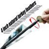 30 inch Carbon Archery Arrows Spine 500 with 4 inch Natural Feathers 100 Grain Removable Tips for Recurve Long Traditional Bow and Compound Bow Targeting and Practice and Hunting 12 Pcs (White) view 4