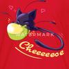 Spreadshirt Miraculous Merchandise Plagg Enjoying Cheese Cat Noir Kid's T-Shirt, XL, red view 2