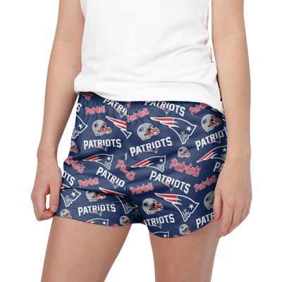 FOCO New England Patriots NFL Womens Gameday Ready Lounge Shorts