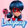 Spreadshirt Miraculous Merchandise Ladybug Friends with Tikki Kid's T-Shirt, L, Pink view 2