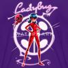 Spreadshirt Miraculous Merchandise Ladybug Slogan Pose with Tikki Kid's T-Shirt, XL, Purple view 2