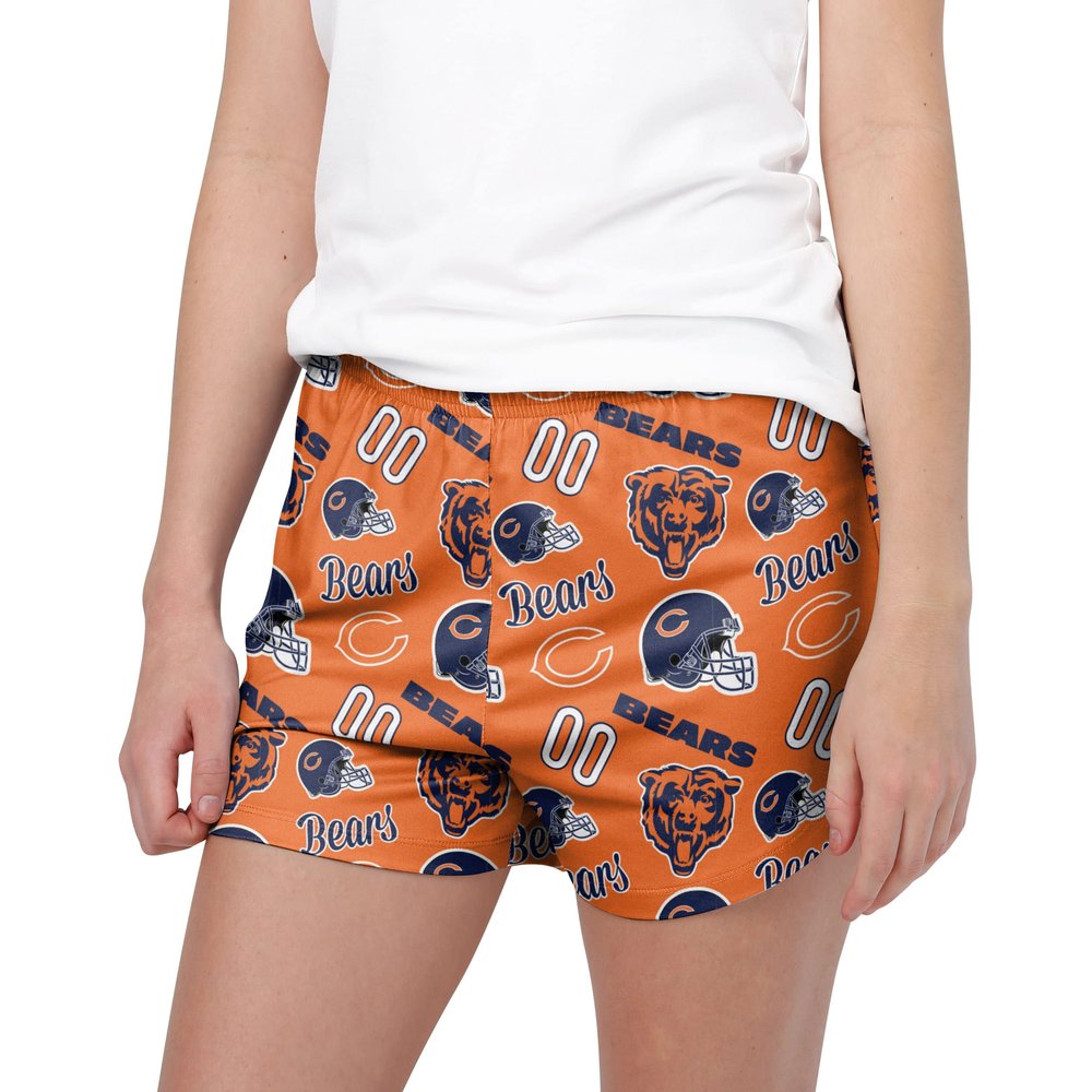 FOCO Chicago Bears NFL Womens Gameday Ready Lounge Shorts