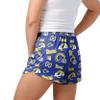 FOCO Los Angeles Rams NFL Womens Gameday Ready Lounge Shorts view 2