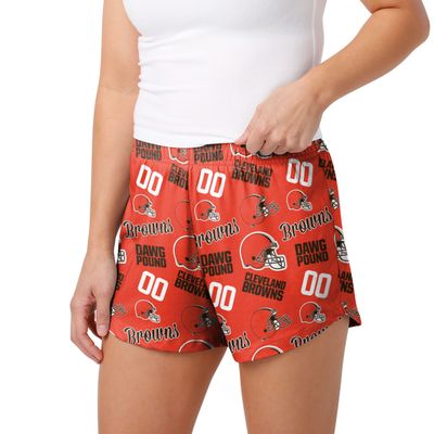 FOCO Cleveland Browns NFL Womens Gameday Ready Lounge Shorts