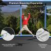 Giantex Trampoline, 8Ft ASTM Certified Approved Recreational Trampolines with Enclosure Net, Outdoor Large Trampoline for Adults Kids view 4