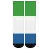 Sierra Leone Flag Sports Crew Socks Fashion Colorful Casual Dress Socks for Men Women view 3