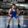 Exxact Sports Digital Camouflage Men's Wrestling Singlet, High-Performance Powerlifting Singlet, Wrestling Singlets for Men (A2XL, Blue Camo) view 4