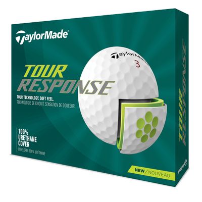 Taylormade Unisex's Tour Response Golf Ball, White, One Size