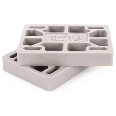 Dogtown Skateboard Risers 1/4" Grey for Old School Skateboards