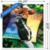 NBA Milwaukee Bucks - Giannis Antetokounmpo 21 Wall Poster, 34L" x 22.4W", White Framed Version view 3
