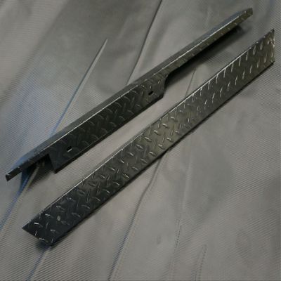 Black Aluminum Diamond Plate Rocker Panel for EZGO TXT Golf Cart 1996-2013