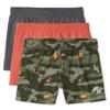 The Children's Place boys And Toddler Basketball Casual Shorts, Blood Orange/Fin Gray/Field Olive-3 Pack, 3T US view 1