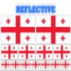 13 Pack Georgia Country Flags | (x2) 4x2 inch, (x4) 2x1 inch, (x7) 1x.5 inch flag stickers | Country State Flags Pack Stickers for Cars, Trucks, Laptops, Bikes, Toolboxes, Skateboards, Windows and More view 1