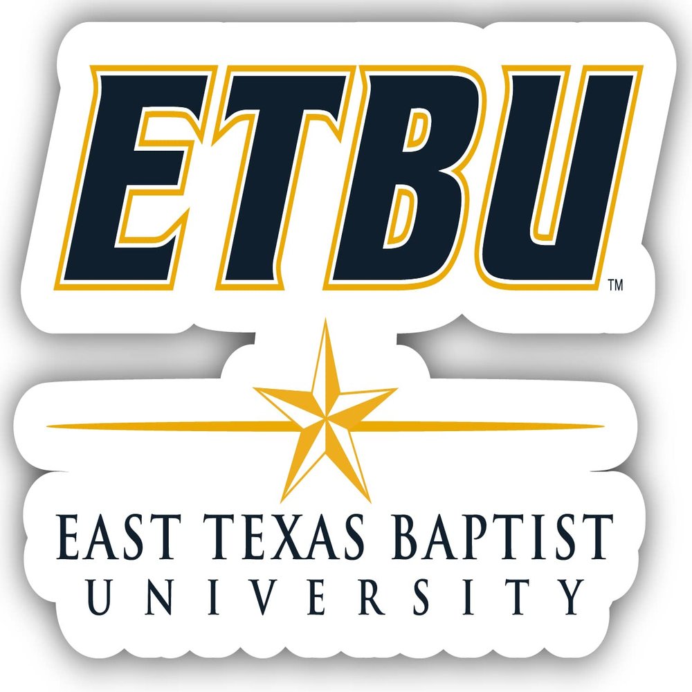 East Texas Baptist University 4 Inch Vinyl Decal Sticker Officially Licensed Collegiate Product