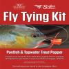Hareline Flymen Fishing Company Panfish & Topwater Trout Popper Fly Tying Kit view 1