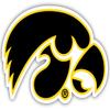 Iowa Hawkeyes 12x8 Inch Vinyl Decal Sticker Officially Licensed Collegiate Product view 1