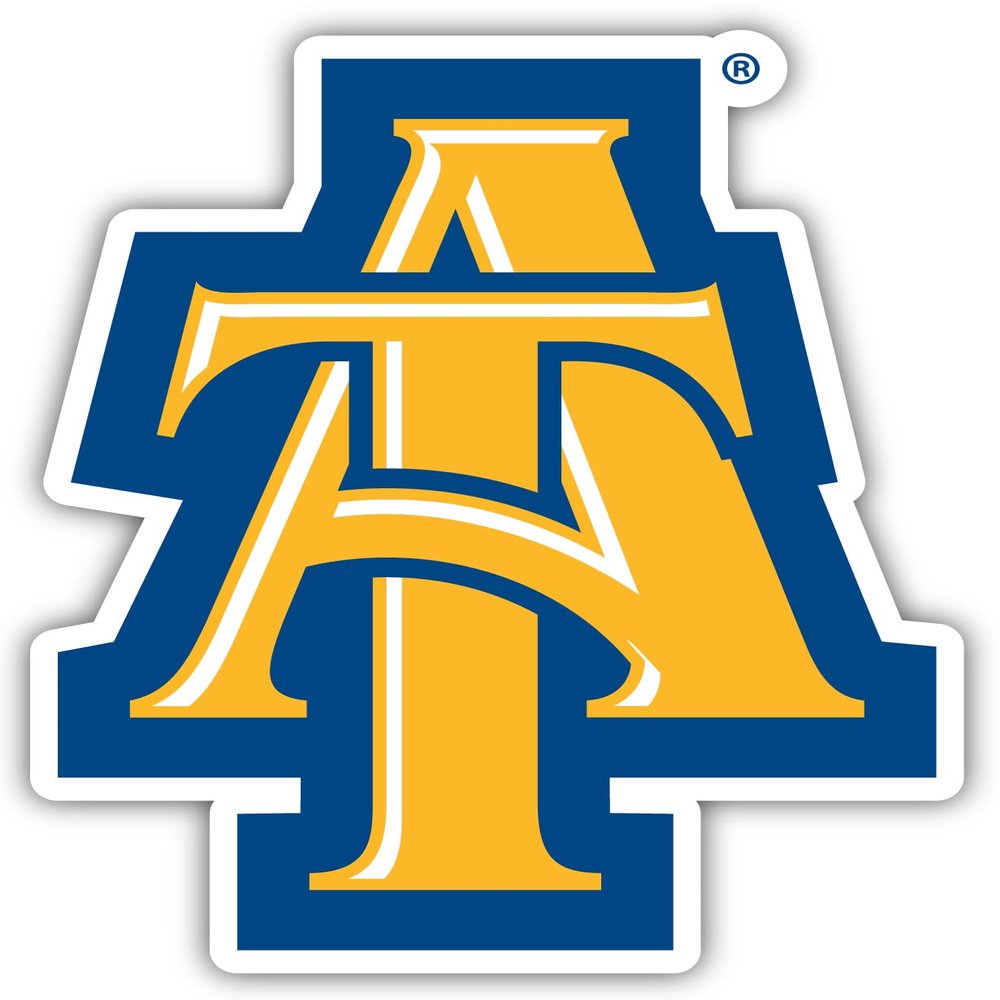 North Carolina A&T State Aggies 2 Inch Vinyl Decal Sticker Officially Licensed Collegiate Product