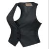 Design by Olivia Women's Dressy Casual Versatile Racerback Vest Three Button Tuxedo Suit Waistcoat Charcoal L view 2