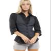 Design by Olivia Women's Dressy Casual Versatile Racerback Vest Three Button Tuxedo Suit Waistcoat Charcoal L view 4