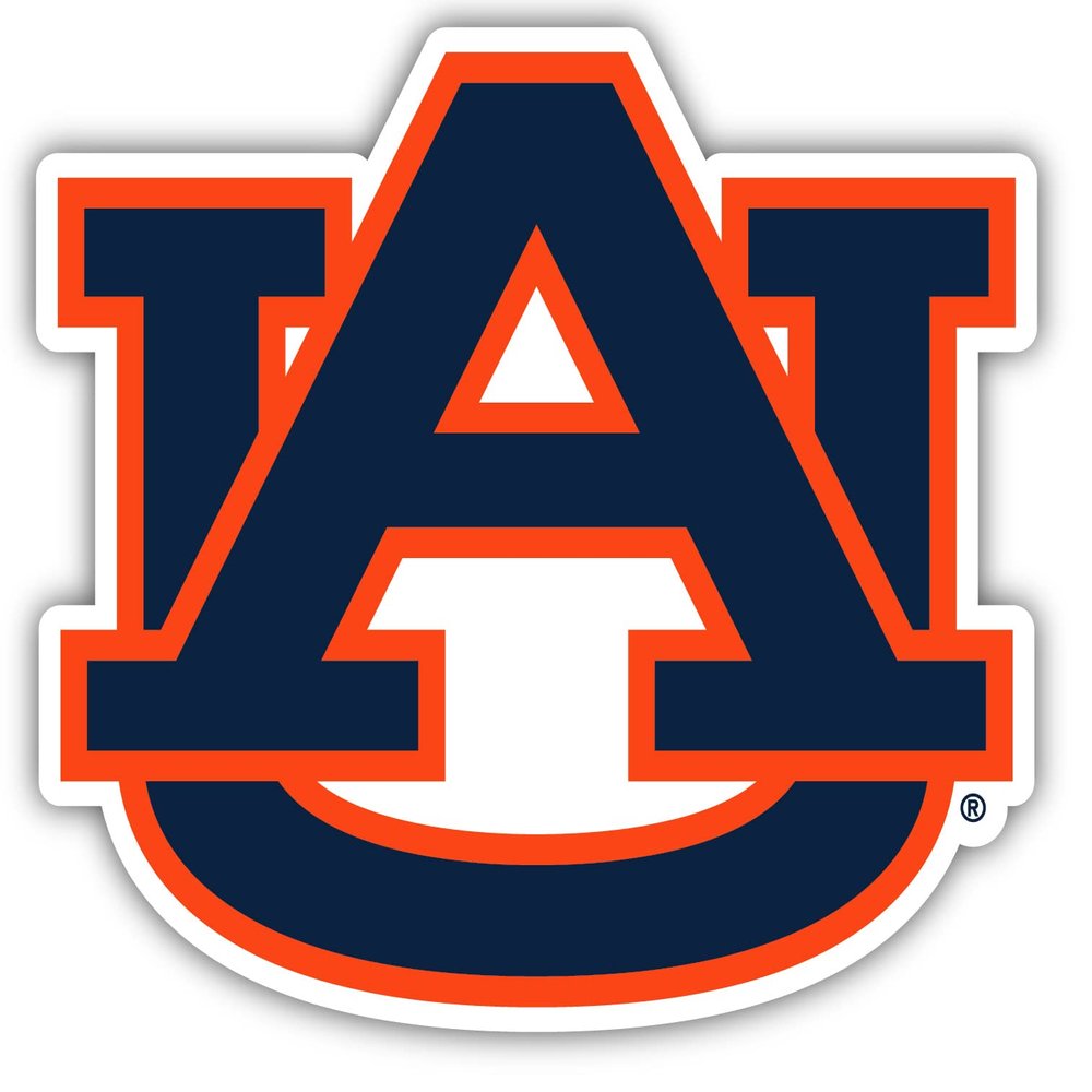 Auburn Tigers 2 Inch Vinyl Decal Sticker Officially Licensed Collegiate Product