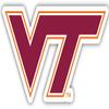 Virginia Polytechnic Institute VT Hokies 4 Inch Vinyl Decal Sticker Officially Licensed Collegiate Product view 1