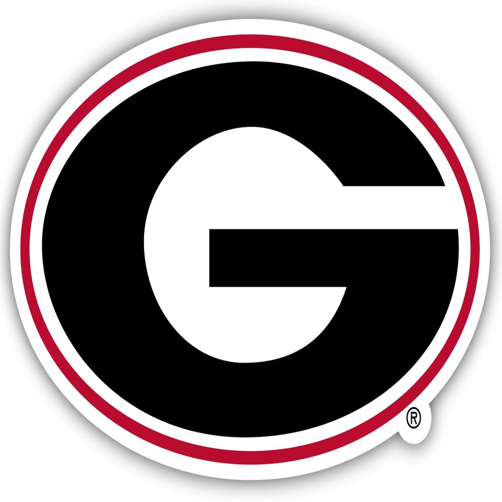 Georgia Bulldogs 4 Inch Vinyl Decal Sticker Officially Licensed Collegiate Product