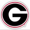 Georgia Bulldogs 4 Inch Vinyl Decal Sticker Officially Licensed Collegiate Product view 1
