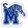 Memphis Tigers 12 Inch Vinyl Decal Sticker Officially Licensed Collegiate Product view 1