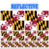 13 Pack Maryland Flags | (x2) 4x2 inch, (x4) 2x1 inch, (x7) 1x.5 inch Flag Stickers | Country State Flags Pack Stickers for Cars, Trucks, Laptops, Bikes, Toolboxes, Skateboards, Windows and More view 1