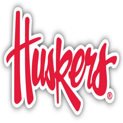Nebraska Cornhuskers 2 Inch Vinyl Decal Sticker Officially Licensed Collegiate Product