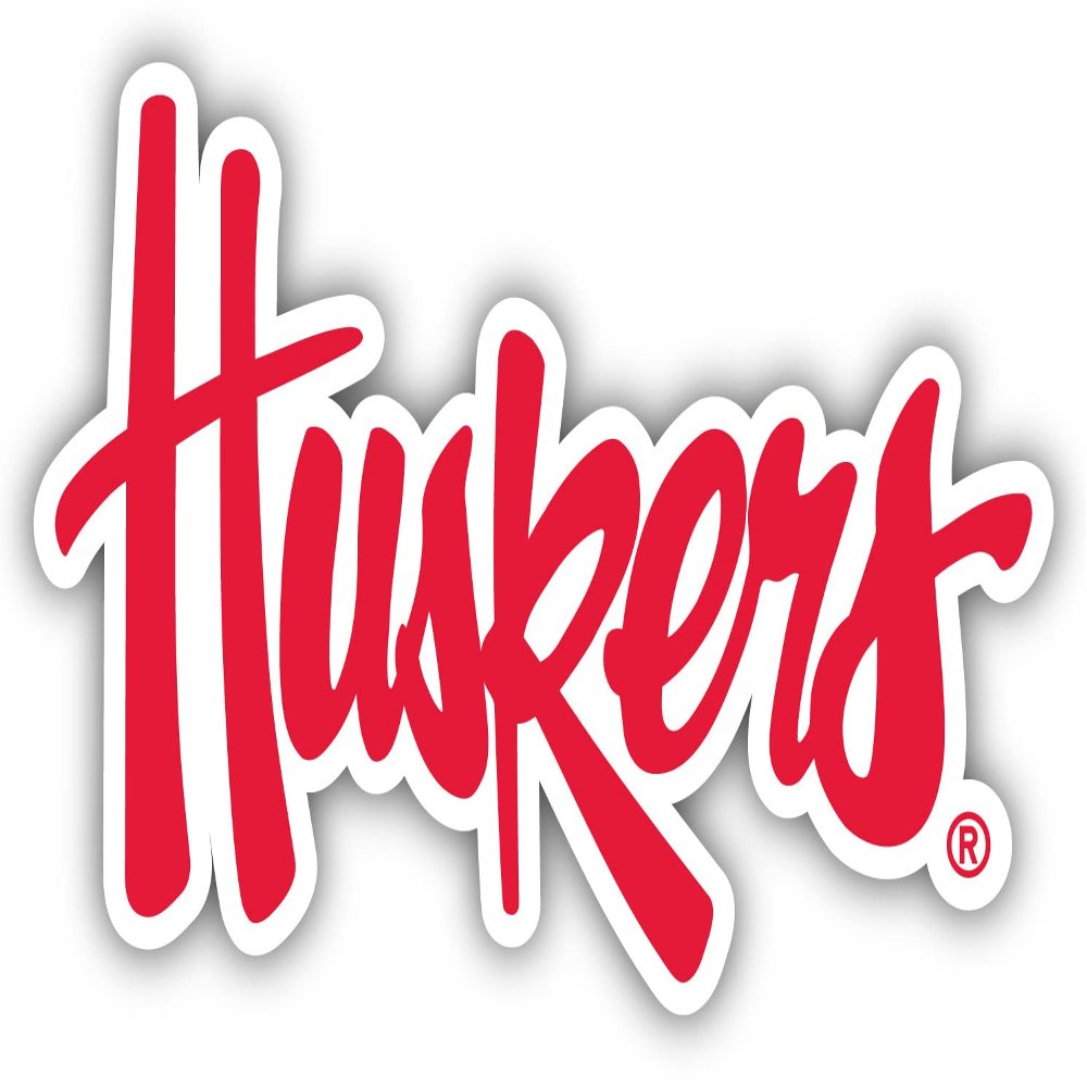 Nebraska Cornhuskers 2 Inch Vinyl Decal Sticker Officially Licensed Collegiate Product