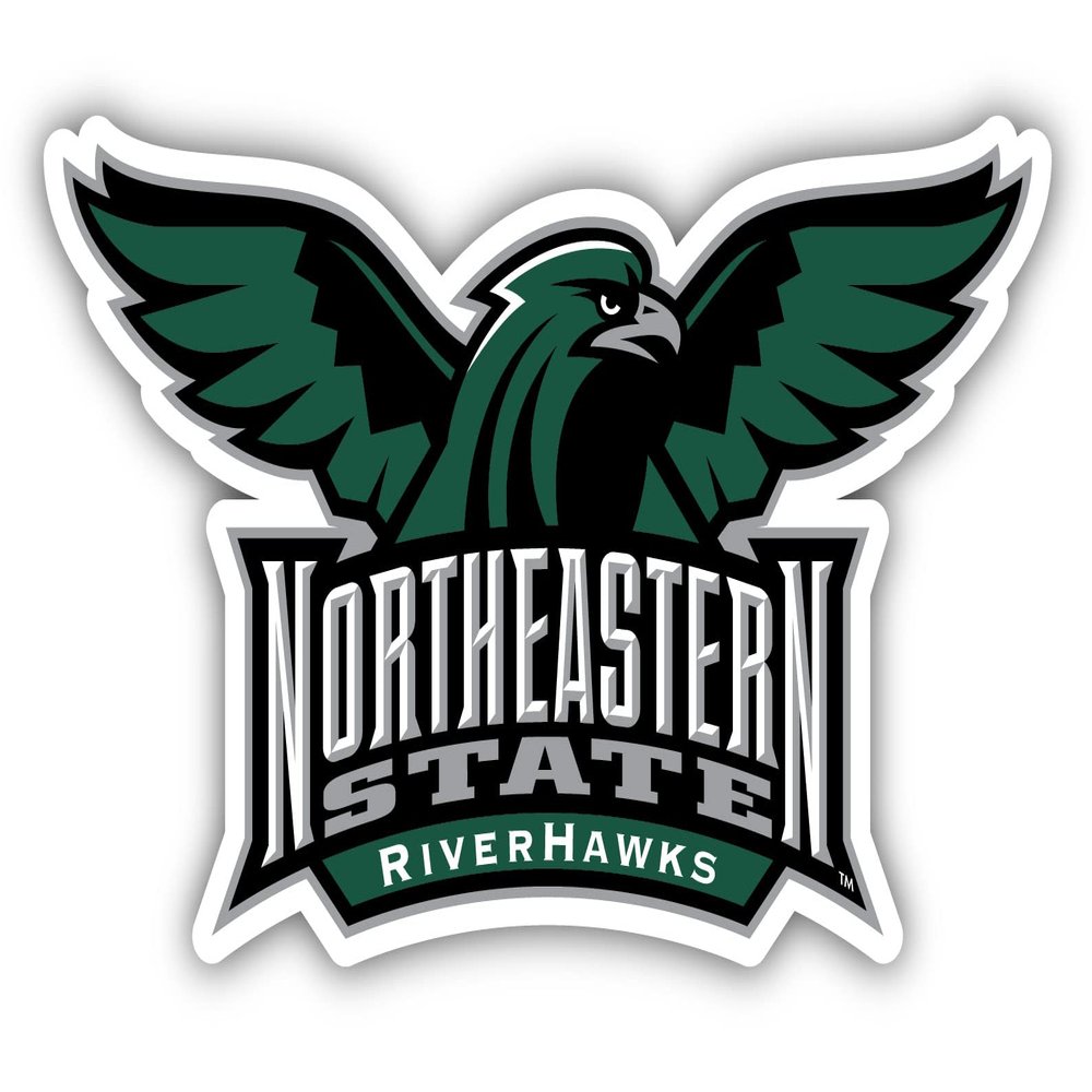 Northeastern State University Riverhawks 2 Inch Vinyl Decal Sticker Officially Licensed Collegiate Product
