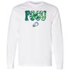 AL1346 - FGCU Eagles Tie Dye Type Long Sleeve T Shirt - Medium - White view 1