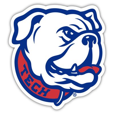 Louisiana Tech Bulldogs 4 Inch Vinyl Decal Sticker Officially Licensed Collegiate Product