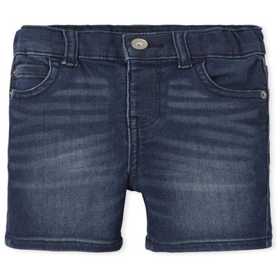 The Children's Place Baby Boys' 5 Pack and Toddler Denim 5-Pocket Shorts, Wexler Wash, 18-24 Months