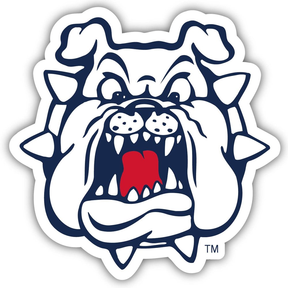 Fresno State Bulldogs 10 Inch Vinyl Decal Sticker Officially Licensed Collegiate Product