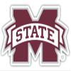 Mississippi State Bulldogs 2 Inch Vinyl Decal Sticker Officially Licensed Collegiate Product view 1
