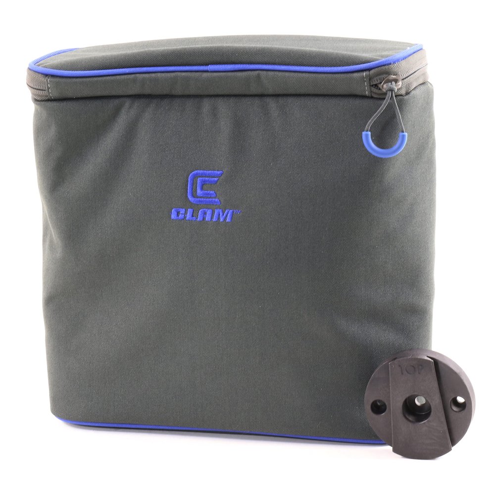 CLAM ClamLock Cooler Bag Insulated Ice Fishing Cooler for Drinks, Bait & Snacks Mounts to ClamLock System Model 15950