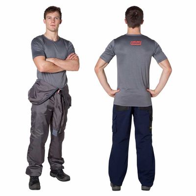 Colad Bodyguard Short Sleeve Heat Regulating Breathable Anti-Static Undershirt with 1% Carbon Fabric (Large)