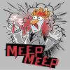 Fifth Sun Disney Muppets Beaker Meep Girls Short Sleeve Tee Shirt, Athletic Heather, Medium view 2