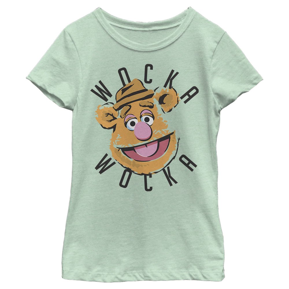 Fifth Sun girls Disney Muppets Wocka Wocka Short Sleeve Tee T Shirt, Mint, X-Small US