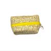 Occasions Gift Giving 4" Sequin Sparkle Mini Cosmetic Bag/Coin Purse with Key Ring (Light Gold) view 2
