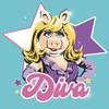 Fifth Sun Disney Muppets Diva Piggy Girls Short Sleeve Tee Shirt, Tahiti Blue, X-Large view 2