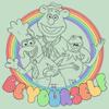 Fifth Sun Disney Muppets Be Yourself Girls Short Sleeve Tee Shirt, Mint, Large view 2