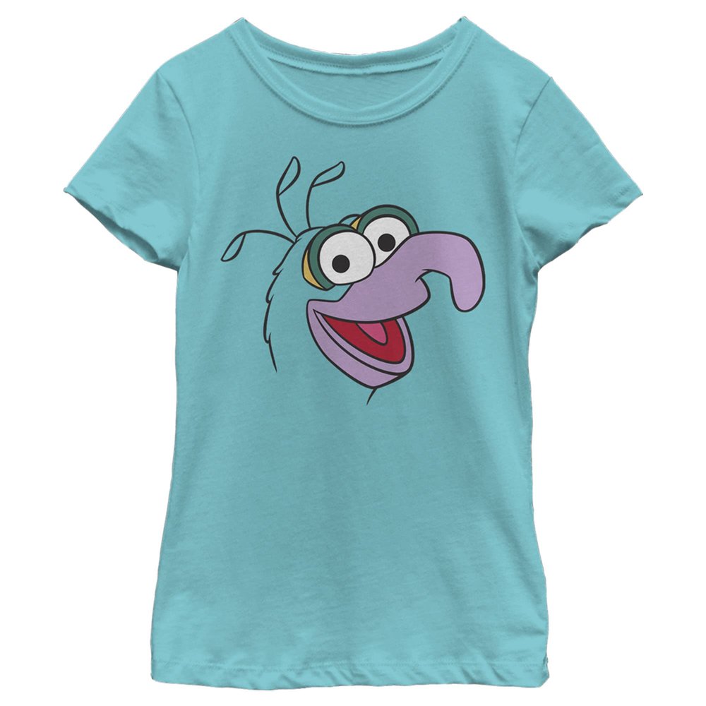 Fifth Sun Disney Muppets Gonzo Girls Short Sleeve Tee Shirt, Tahiti Blue, X-Large