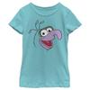 Fifth Sun Disney Muppets Gonzo Girls Short Sleeve Tee Shirt, Tahiti Blue, X-Large view 1