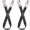 Adjustable Trailer Tie 2 Pack-Horse Trailer Nylon Strap TieAdjusted from 25 to 37 (Black) view 1