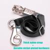 Adjustable Trailer Tie 2 Pack-Horse Trailer Nylon Strap TieAdjusted from 25 to 37 (Black) view 3